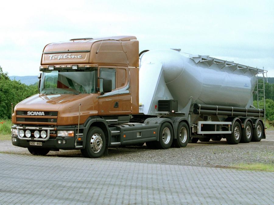  Scania T124 6x2 Topline 1995 года  (фото 1 из 3)
